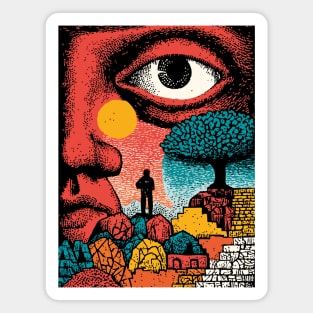 Vision Quest | Psychedelic Third Eye Art Magnet